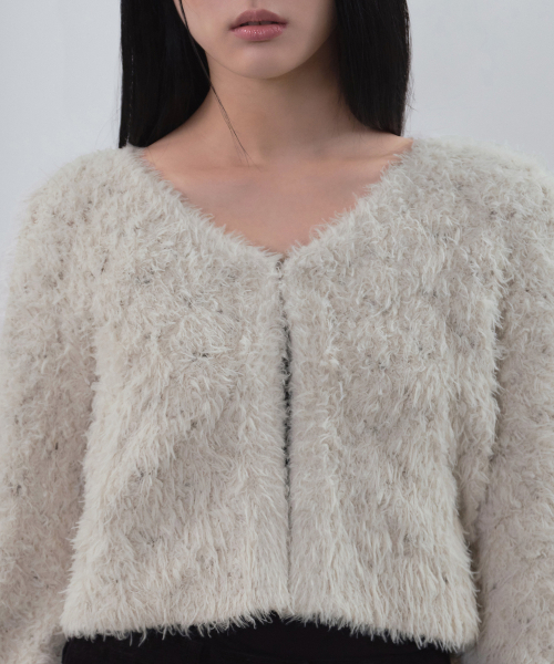 MUSINSA STANDARD WOMAN（ムシンサスタンダードウーマン）の「ウィメンズロンバースファージカーディガン[ウォームグレー]（カーディガン/ボレロ・レディース・その他・SMALL/MEDIUM/LARGE/X-SMALL）」の4枚目の写真