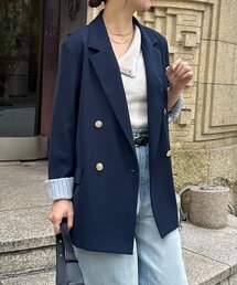 Thevon（ゼボン）の「ゴールドボタンテーラードジャケット（テーラードジャケット）」