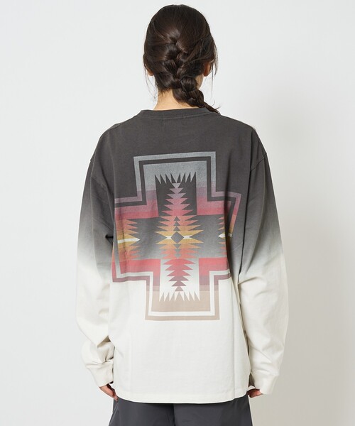 PENDLETON(ペンドルトン)の「【PENDLETON / ペンドルトン】Gradation dye /グラデーションロングスリーブTシャツ/ユニセックス(Tシャツ/カットソー・メンズ・オレンジ系その他/グレー系その他/ブルー系その他・M/L)」の11枚目の写真