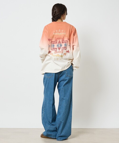PENDLETON(ペンドルトン)の「【PENDLETON / ペンドルトン】Gradation dye /グラデーションロングスリーブTシャツ/ユニセックス(Tシャツ/カットソー・メンズ・オレンジ系その他/グレー系その他/ブルー系その他・M/L)」の18枚目の写真
