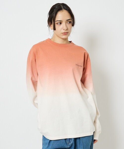 PENDLETON(ペンドルトン)の「【PENDLETON / ペンドルトン】Gradation dye /グラデーションロングスリーブTシャツ/ユニセックス(Tシャツ/カットソー・メンズ・オレンジ系その他/グレー系その他/ブルー系その他・M/L)」の19枚目の写真