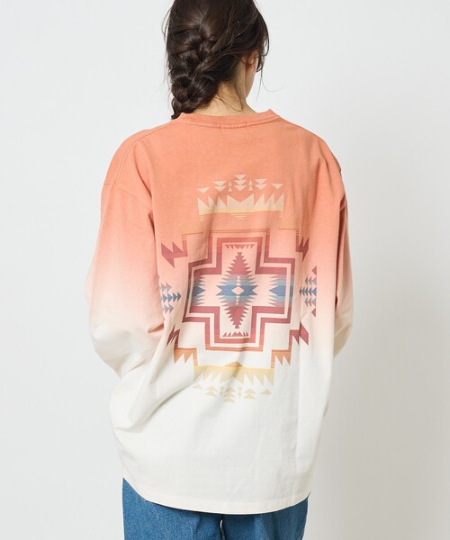 PENDLETON(ペンドルトン)の「【PENDLETON / ペンドルトン】Gradation dye /グラデーションロングスリーブTシャツ/ユニセックス(Tシャツ/カットソー・メンズ・オレンジ系その他/グレー系その他/ブルー系その他・M/L)」の20枚目の写真