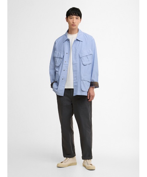 Barbour(バブアー)の「Oxford カジュアルジャケット(その他アウター・メンズ・ライトブルー・38/40/42)」の2枚目の写真