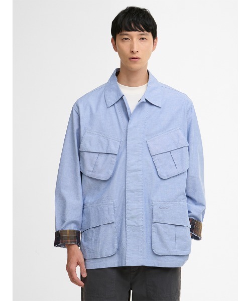 Barbour(バブアー)の「Oxford カジュアルジャケット(その他アウター・メンズ・ライトブルー・38/40/42)」の3枚目の写真
