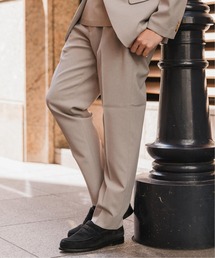 EDIFICE | "抗菌防臭＆シワ防止機能" ワルツ ツイル テーパードパンツ(スラックス)