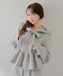セール】【SALON by Chico】ダブルリボンドッキングニット（ニット