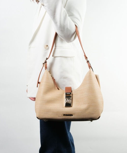 STEVE MADDEN（スティーブマデン）の「ワンハンドルホーボーバッグ/S.MADDEN BOVIE-S-XS（トートバッグ・レディース・ナチュラル・F）」の3枚目の写真