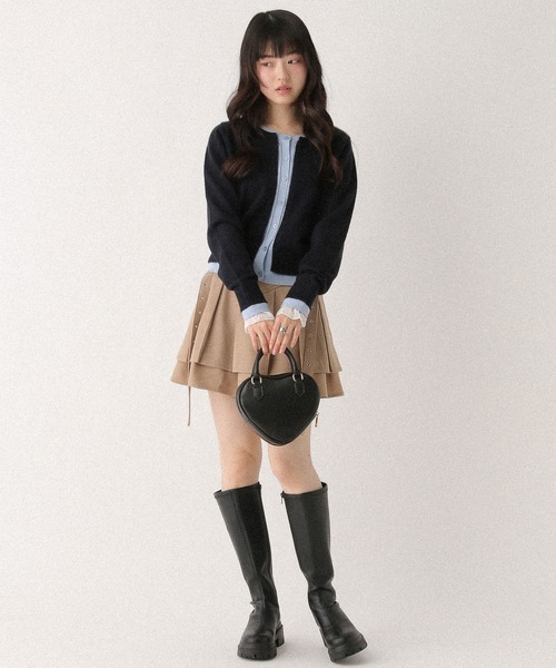 Heather(ヘザー)の「ハートボストンBAG 654138(ショルダーバッグ・レディース・ブラック/ブラウン・ONE SIZE)」の7枚目の写真