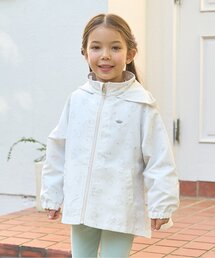 Lycee mine（リセマイン）の「【スクール対応】【撥水・防汚・耐久・UV】収納袋付きバックフリルAラインマウンテンパーカー（ブルゾン）」