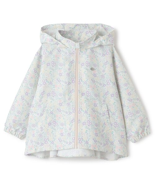 Lycee mine(リセマイン)の「【水をはじく!】【撥水・防汚・耐久・UV】収納袋付きバックフリルAラインマウンテンパーカー【子供服】【キッズ】【女の子】(ブルゾン・キッズ・ネイビー/ブルーグレー/ライトピンク/アイボリー/ミント/ラベンダー/ベージュ系その他/カラフル・130cm/100cm/110cm/150cm/140cm/120cm)」の15枚目の写真