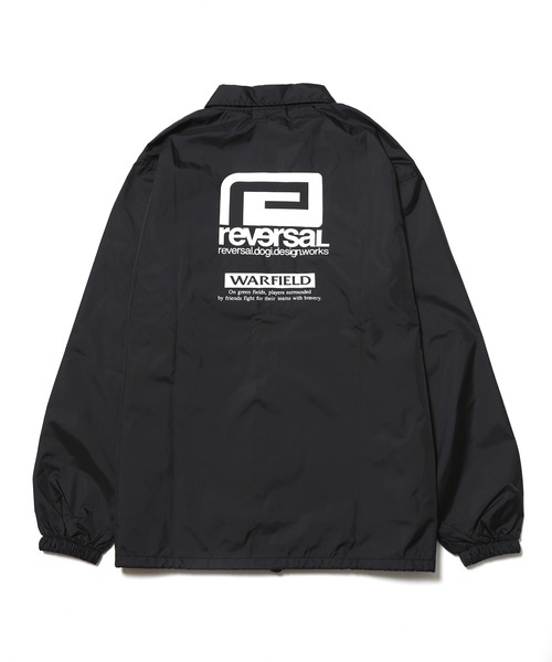 reversal.dogi.design.works(リバーサル・ドーギ・デザイン・ワークス)の「<reversal/リバーサル>Warfield COACH JACKET(ナイロンジャケット・メンズ・ネイビー/ブラック・X-LARGE/MEDIUM/XX-LARGE/LARGE)」の2枚目の写真