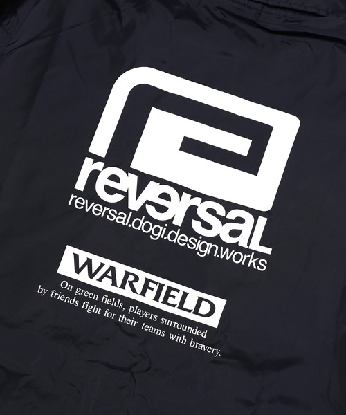 reversal.dogi.design.works(リバーサル・ドーギ・デザイン・ワークス)の「<reversal/リバーサル>Warfield COACH JACKET(ナイロンジャケット・メンズ・ネイビー/ブラック・X-LARGE/MEDIUM/XX-LARGE/LARGE)」の12枚目の写真