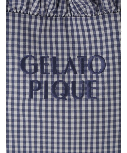 gelato pique(ジェラートピケ)の「ピローモチーフトートバッグ(トートバッグ・レディース・ネイビー・F)」の5枚目の写真