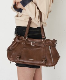 RAY CASSIN（レイカズン）の「ベルト付ジップポケットショルダーバッグ（ショルダーバッグ）」