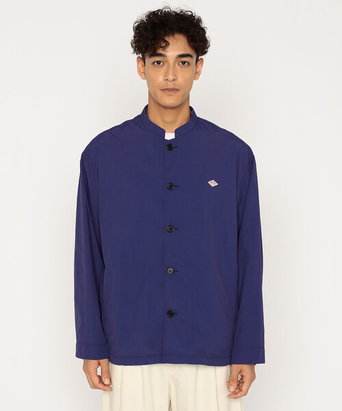 DANTON(ダントン)の「Men's Nylon Tusser Stand Collar Jacket(ダウンジャケット/コート・メンズ・ブルー/ネイビー/ベージュ/グレイッシュベージュ・40/42/38/44)」の10枚目の写真