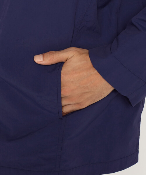 DANTON(ダントン)の「Men's Nylon Tusser Stand Collar Jacket(ダウンジャケット/コート・メンズ・ブルー/ネイビー/ベージュ/グレイッシュベージュ・40/42/38/44)」の6枚目の写真