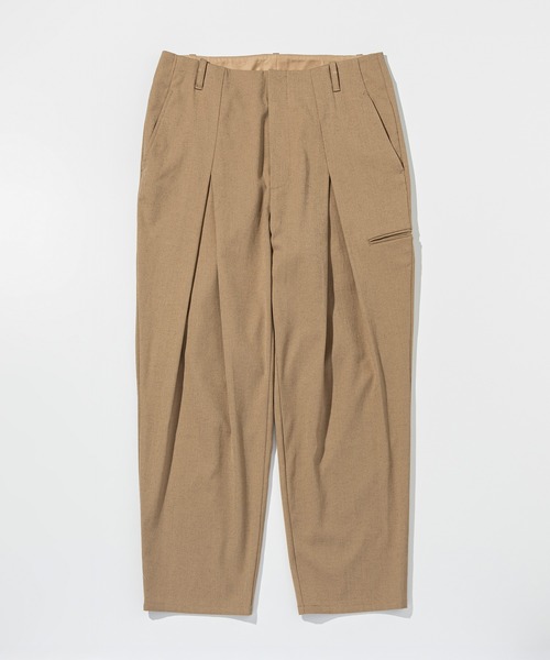 1PIU1UGUALE3 RELAX (ウノピゥウノウグァーレトレ リラックス)の「1PIU1UGUALE3 RELAX(ウノピゥウノウグァーレトレ リラックス)リネンブレンド ディープタックワイドパンツ(その他パンツ・メンズ・ベージュ/ブラック/ブラウン・XL/L/M/S/XXL)」の20枚目の写真
