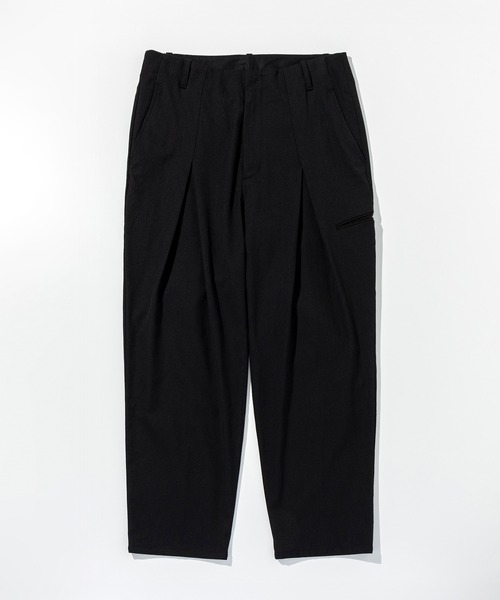 1PIU1UGUALE3 RELAX (ウノピゥウノウグァーレトレ リラックス)の「1PIU1UGUALE3 RELAX(ウノピゥウノウグァーレトレ リラックス)リネンブレンド ディープタックワイドパンツ(その他パンツ・メンズ・ベージュ/ブラック/ブラウン・XL/L/M/S/XXL)」の10枚目の写真