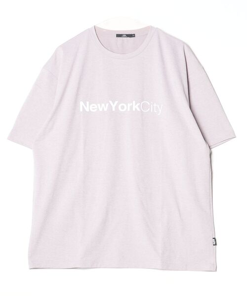 TIGORA(ティゴラ)の「ティゴラ TIGORA UVカットTシャツ NYCセンターロゴ(Tシャツ/カットソー・メンズ・ホワイト/スモークピンク・LL/L/M/3L/S)」の4枚目の写真