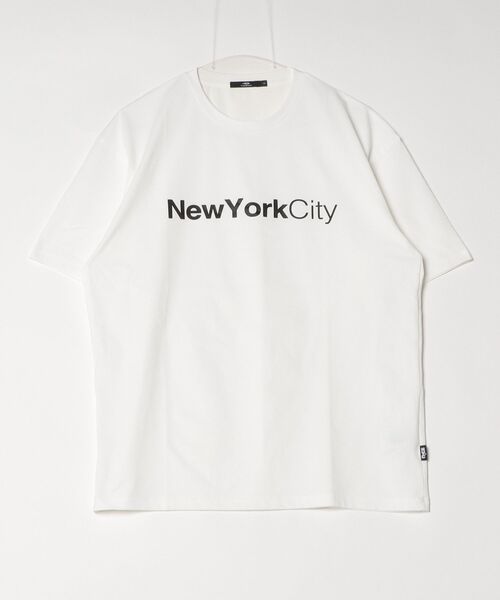 TIGORA(ティゴラ)の「ティゴラ TIGORA UVカットTシャツ NYCセンターロゴ(Tシャツ/カットソー・メンズ・ホワイト/スモークピンク・LL/L/M/3L/S)」の5枚目の写真