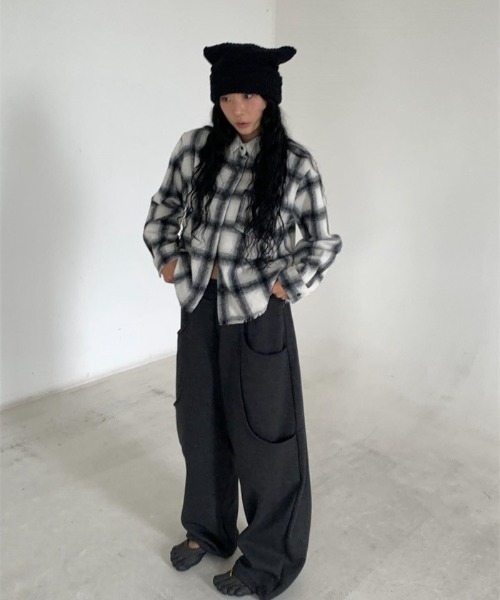 セール】【LAMPOON】ビッグポケットスエットパンツ（スウェットパンツ