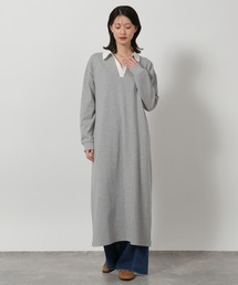 LAKOLE | ポロスキッパー長袖ワンピース/ 647929(ワンピース)