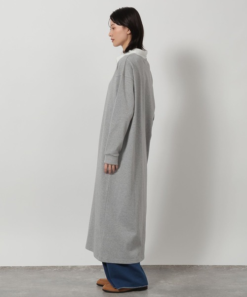 LAKOLE（ラコレ）の「ポロスキッパー長袖ワンピース/ 647929（ワンピース・レディース・グレー/ブラック・FREE）」の13枚目の写真