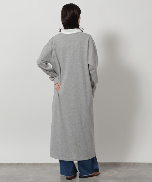 LAKOLE（ラコレ）の「ポロスキッパー長袖ワンピース/ 647929（ワンピース・レディース・グレー/ブラック・FREE）」の14枚目の写真