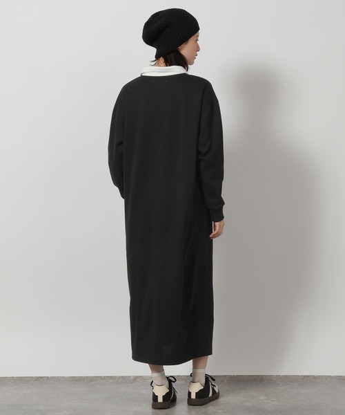 LAKOLE（ラコレ）の「ポロスキッパー長袖ワンピース/ 647929（ワンピース・レディース・グレー/ブラック・FREE）」の19枚目の写真