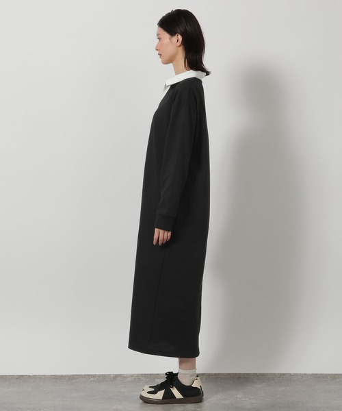 LAKOLE（ラコレ）の「ポロスキッパー長袖ワンピース/ 647929（ワンピース・レディース・グレー/ブラック・FREE）」の21枚目の写真