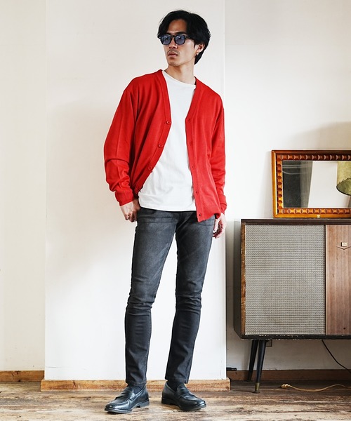 En serio TOKYO(エンソリオトーキョー)の「ユーズド加工 ストレッチデニムパンツ(デニムパンツ・メンズ・インディゴブルー/ブラック/ブルー・MEDIUM/LARGE/X-LARGE)」の9枚目の写真