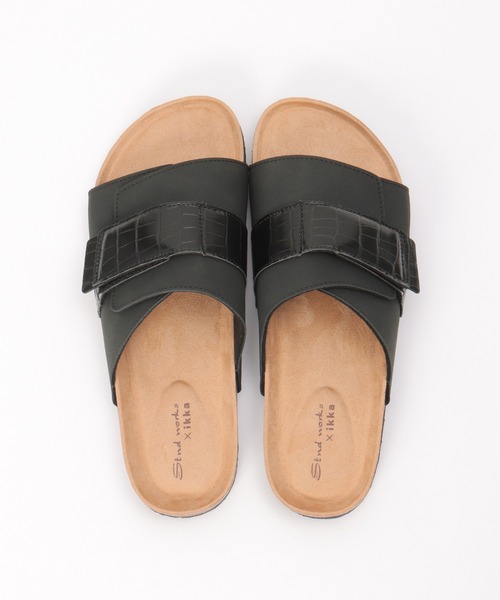 ikka(イッカ)の「クロコワンベルトサンダル(サンダル・メンズ・ブラック/ダークブラウン・XL/L/M)」の12枚目の写真