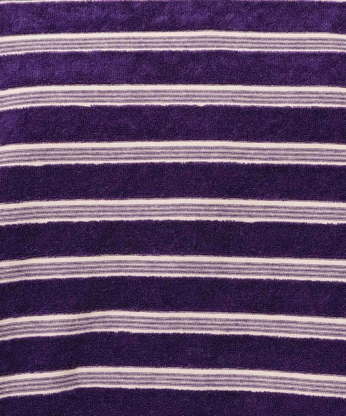niko and...（ニコアンド）の「パイルボーダーTシャツ（Tシャツ/カットソー・レディース・パープル/ネイビー・LARGE/MEDIUM）」の16枚目の写真