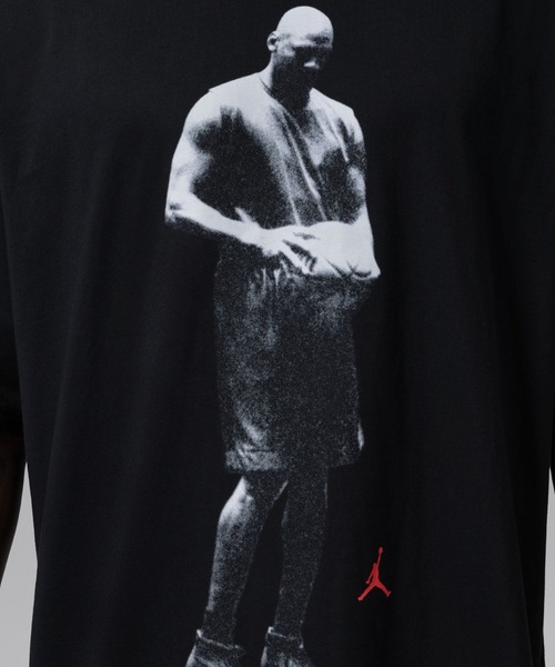 JORDAN BRAND（ジョーダンブランド）の「ジョーダン  ジョーダン DF SPT STMT GFX S/S クルー（Tシャツ/カットソー・メンズ・ブラック×レッド・S/M/L/XL/SS/2XL/3XL）」の4枚目の写真