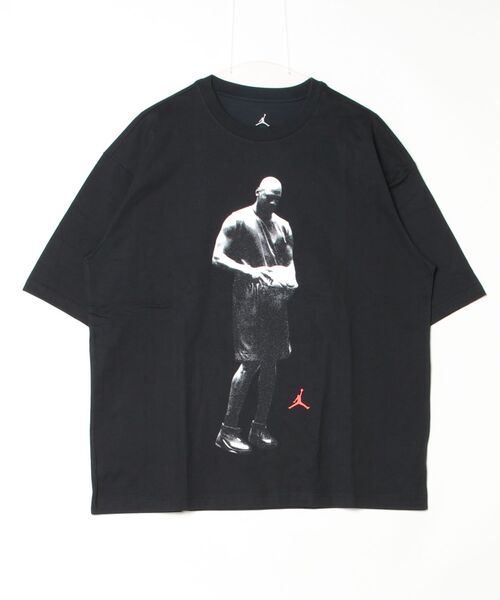 JORDAN BRAND（ジョーダンブランド）の「ジョーダン  ジョーダン DF SPT STMT GFX S/S クルー（Tシャツ/カットソー・メンズ・ブラック×レッド・S/M/L/XL/SS/2XL/3XL）」の5枚目の写真