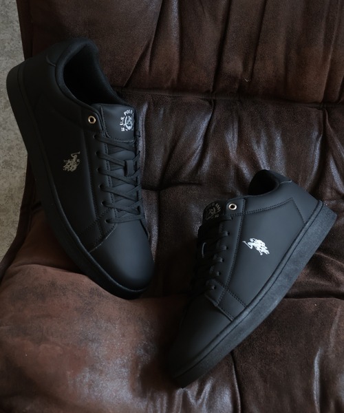 【U.S. POLO ASSN./ユーエスポロアッスン】ワンポイント バイカラー コートスニーカー