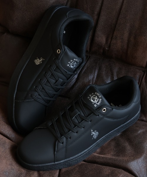 U.S. POLO ASSN.(ユーエスポロアッスン)の「【U.S. POLO ASSN./ユーエスポロアッスン】ワンポイント バイカラー コートスニーカー(スニーカー・メンズ・ホワイト×ブラック/ブラック×シルバー/ホワイト×グリーン・28cm/25cm/24.5cm/22.5cm/25.5cm/23cm/27cm/26cm/24cm/23.5cm/26.5cm)」の20枚目の写真