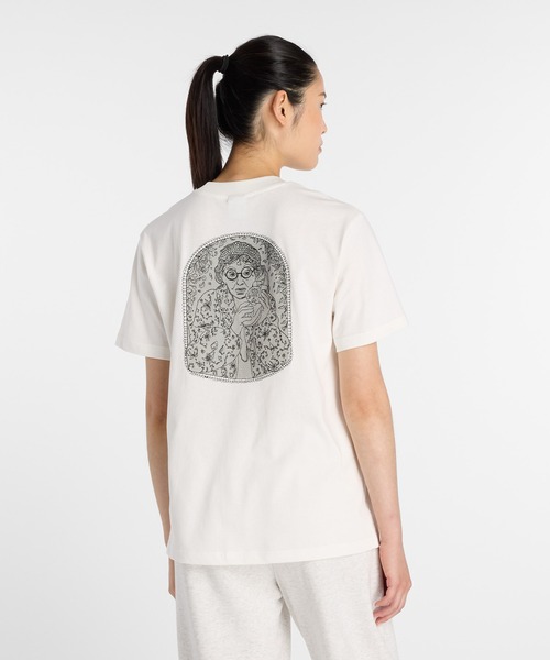 NEW BALANCE(ニューバランス)の「レースアイコンTシャツ(Tシャツ/カットソー・レディース・オフホワイト・X-LARGE/LARGE/MEDIUM/SMALL)」の3枚目の写真