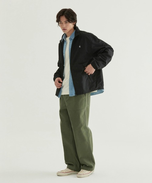 COVERNAT（カバーナット）の「[SOOBIN着用] NYLON TRACK JACKET（ナイロンジャケット・メンズ・ブラック/ピンク系その他/チャコールグレー・X-SMALL/SMALL/MEDIUM/LARGE/X-LARGE/XX-LARGE）」の14枚目の写真
