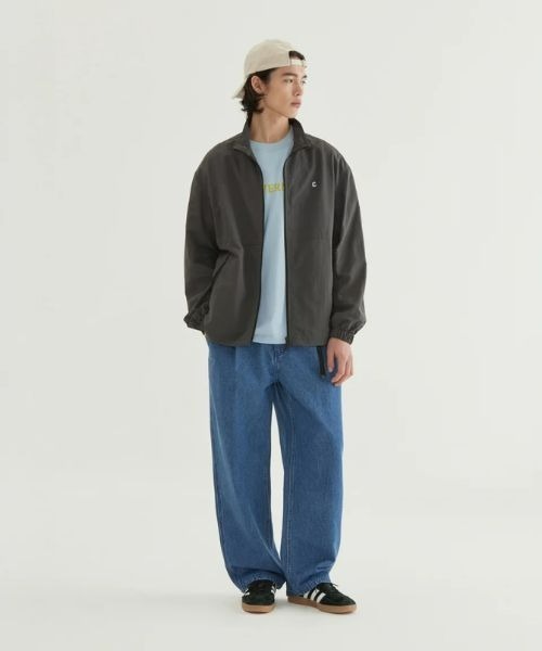 COVERNAT（カバーナット）の「[SOOBIN着用] NYLON TRACK JACKET（ナイロンジャケット・メンズ・ブラック/ピンク系その他/チャコールグレー・X-SMALL/SMALL/MEDIUM/LARGE/X-LARGE/XX-LARGE）」の17枚目の写真
