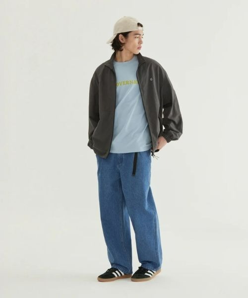 COVERNAT（カバーナット）の「[SOOBIN着用] NYLON TRACK JACKET（ナイロンジャケット・メンズ・ブラック/ピンク系その他/チャコールグレー・X-SMALL/SMALL/MEDIUM/LARGE/X-LARGE/XX-LARGE）」の18枚目の写真
