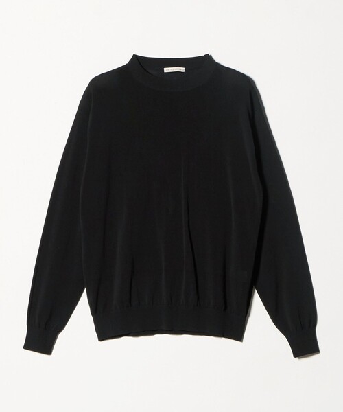 UNITED ARROWS(ユナイテッドアローズ)の「ハイツイストコットン ハイゲージ クルーネックニット 接触冷感(ニット/セーター・メンズ・ライトグレー/ブラック/ライム/ダークグレー/コバルトブルー・L/M/S/XL)」の1枚目の写真