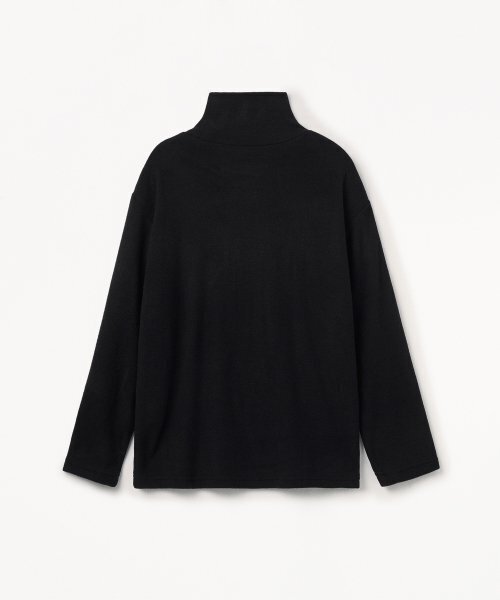 MUSINSA STANDARD KIDS（ムシンサスタンダードキッズ）の「[ヒットスタンダード] 起毛リラックスドタートルネック長袖Tシャツ [ブラック]（Tシャツ/カットソー・レディース・その他・100/110/120/130/140/150/160）」の4枚目の写真
