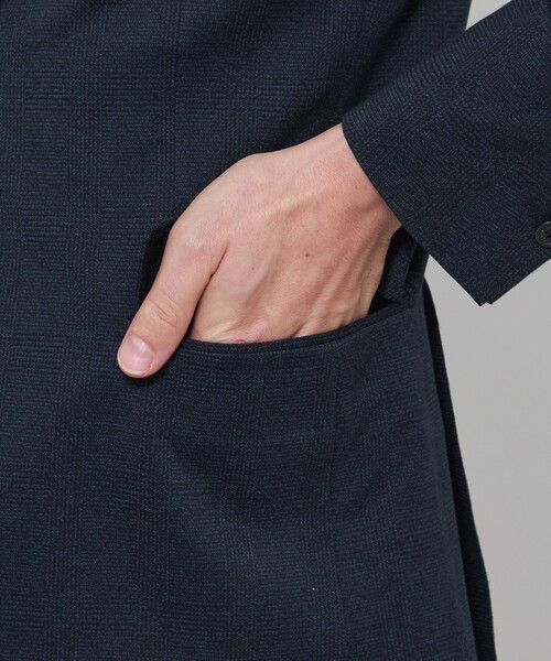MACKINTOSH LONDON(マッキントッシュ ロンドン)の「【WEB・一部店舗限定】【FLEX JERSEY】グレンチェックジャージーセットアップジャケット(テーラードジャケット・メンズ・ネイビー・42/40/38)」の7枚目の写真