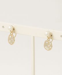 itam | メタルシリーズ メタル×ビジュー パール ノンホールピアス(イヤリング)