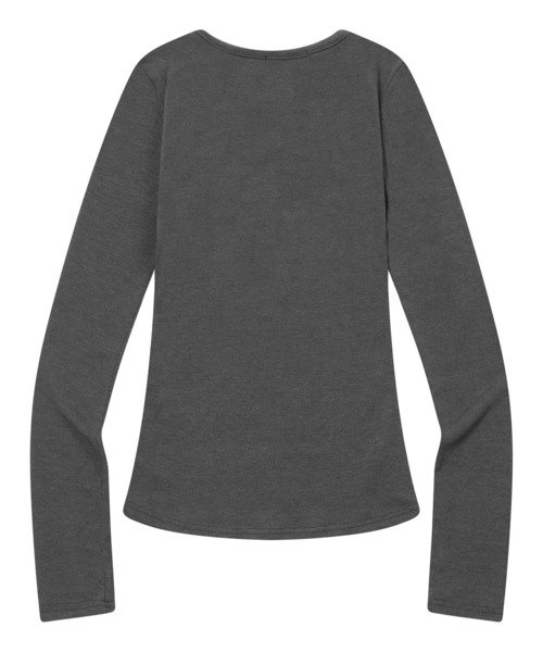 MUCENT（ムセント）の「【日本未発売/WEB限定】MUCENT(ムセント)/スナップボタン スリム フィット ロングスリーブ Tシャツ/NELLO SNAP BUTTON LONG SLEEVE T（Tシャツ/カットソー・レディース・ブラック/チャコールグレー/ホワイト・FREE）」の18枚目の写真