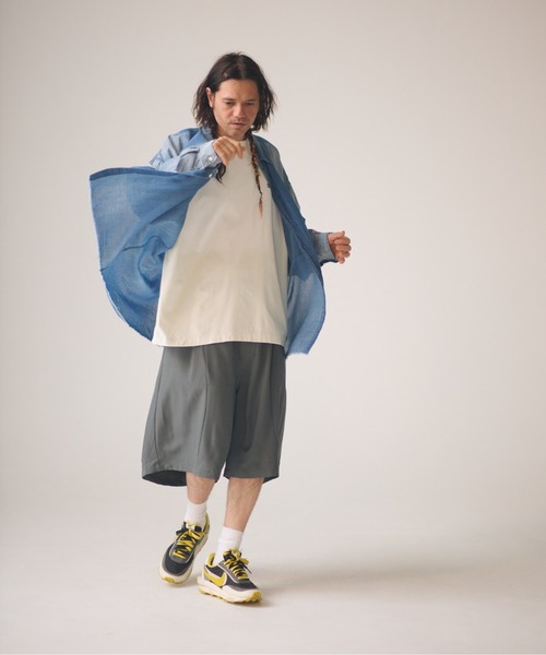 ADAM PATEK(アダムパテック)の「ADAMPATEK/aging sheer denim shirt/エイジングシアーデニムシャツ(シャツ/ブラウス・メンズ・ブラック/ブルー・2/1)」の20枚目の写真