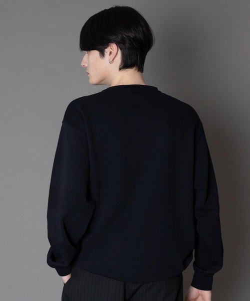BROWNY(ブラウニー)の「BROWNY/ワンポイントT(LS)(Tシャツ/カットソー・メンズ・ホワイト系その他/ブラック/ホワイト・MEDIUM/LARGE)」の5枚目の写真