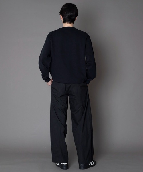 BROWNY(ブラウニー)の「BROWNY/ワンポイントT(LS)(Tシャツ/カットソー・メンズ・ホワイト系その他/ブラック/ホワイト・MEDIUM/LARGE)」の9枚目の写真