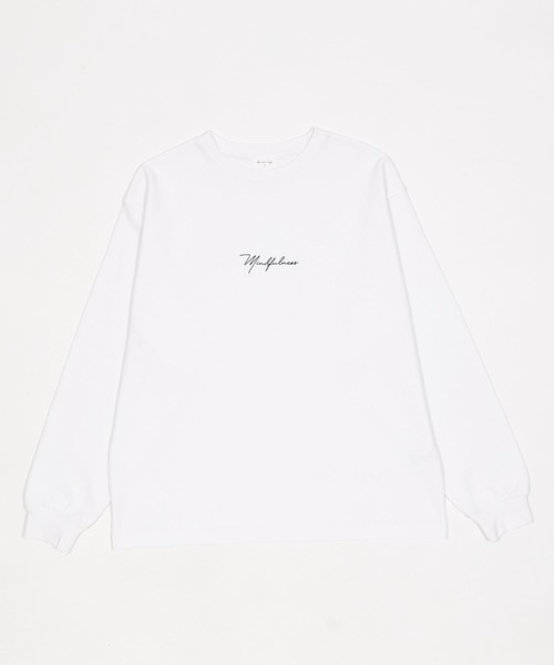 BROWNY(ブラウニー)の「BROWNY/ワンポイントT(LS)(Tシャツ/カットソー・メンズ・ホワイト系その他/ブラック/ホワイト・MEDIUM/LARGE)」の16枚目の写真